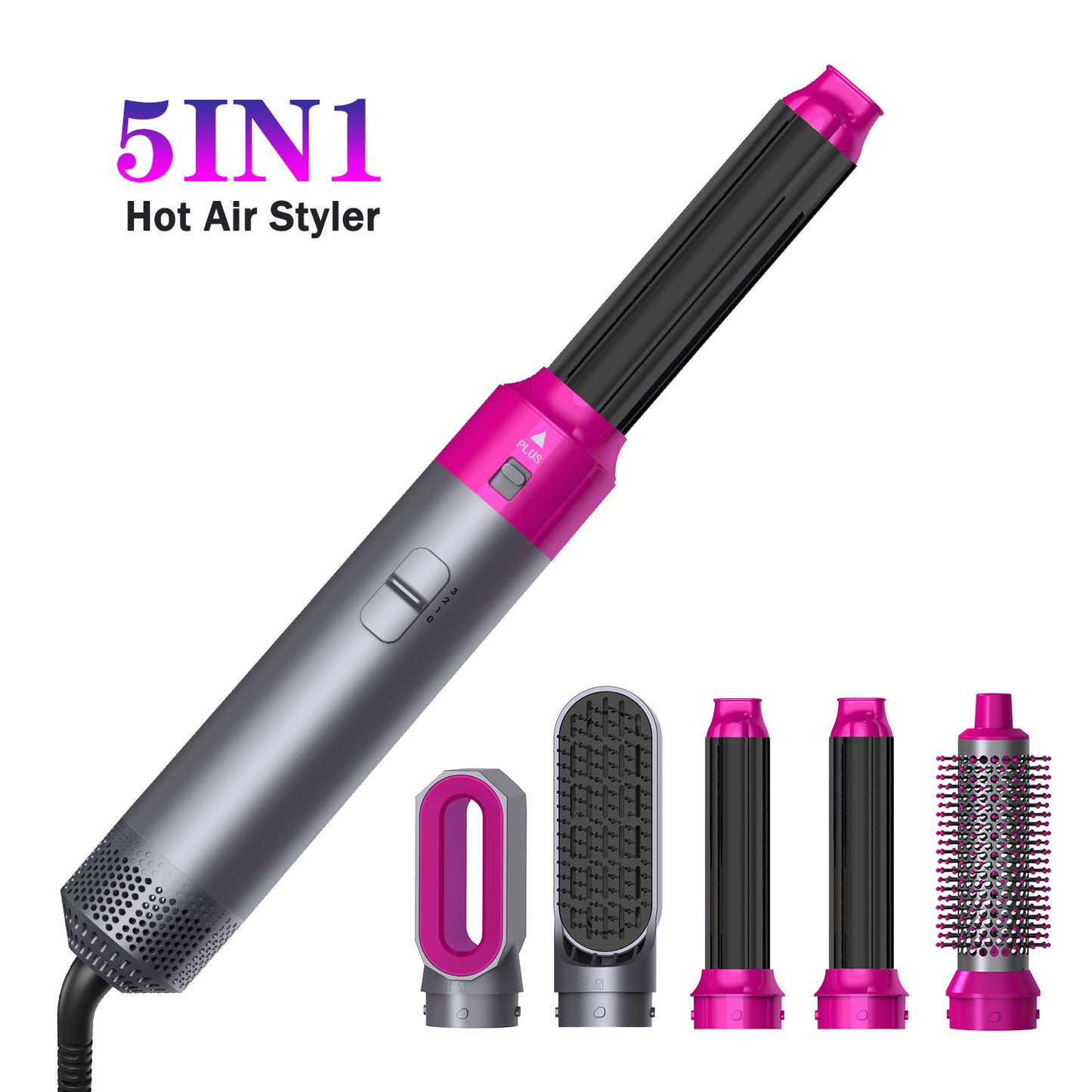 5 in 1 Professioneller Haarstyler/Haartrockner/Föhn/Air Wrap/Heißluftbürste